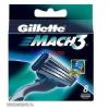 Gillette Mach3 borotvapenge 8 db cserélhető fej Új!