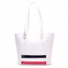 Diva Collection fehér-piros-kék női táska
