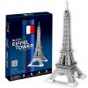 Eiffel-torony ezüst 3D puzzle 33db - Cub...
