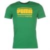 Puma Retro férfi póló zöld S