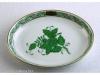 0J378 Zöld Apponyi mintás herendi porcelán hamutál