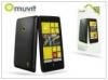 Nokia Lumia 520 525 hátlap - Muvit Minigel Glazy - fekete