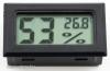Beltéri LCD hő és páratartalom mérő,panelhőmérő,FEKETE,ÚJ
