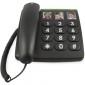 Doro PhoneEasy 331ph fekete asztali telefon