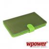 WPOWER 8 Billentyűzetes Tablet tok, mintás, zöld, EN-HU