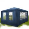 Kerti sörsátor, kerti pavilon kék színű 4x3 m