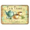 Tea Company tea mintás melamin tálca, 45 cm