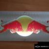 Alumínium Redbull Red Bull LED-es reklámtábla 100x50x6, 5cm