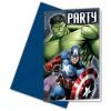 Avengers, Bosszúállók Party Meghívó 6 db-os