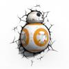 Star Wars BB8 fali lámpa 3D Light FX