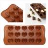 jégkocka és csokoládé készítő szív alakú szilikon forma