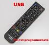 Univerzális, PC-vel programozható TV DVD SAT távirányító, GPR009 USB