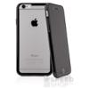 Caseual Outline Apple iPhone 6 6s hátlap tok, fekete-átlátszó