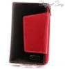 byLupo fekete-piros női bőr pénztárca (5865 BLK RED)