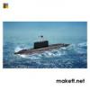 HobbyBoss 87002 RUSSIAN NAVY KILO CLASS (1 700) tengeralattjáró makett