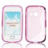 Szilikon tok - S-TYPE Samsung Galaxy Mini 2 -S6500, Pink