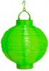 Lampion gömb világító zöld (25 cm)