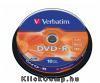 DVD-R lemez, AZO, 4,7GB, 16x, hengeren, VERBATIM - Eladó
