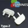 Lumines Alu profil eloxált Type-Z végzáró (barna)