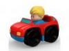Fisher-Price: Little People négykerekű autópajtás piros SUV autó - Mattel