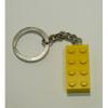 LEGO Bricks 2x4 Sárga kocka kulcstartó