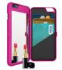 Apple iPhone 6 6S Make-Up Mirror tok, pink
