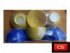 Sárga és kék kerámia müzlis leveses tál eladó (ÚJ)