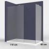 Anima Walk-In zuhanykabin, 110 80 cm, WI11080C
