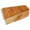 ORFF 2 oktávos dobozos fa xilofon ütővel Egzóta fából