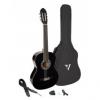 Valencia CA1-BK 4 4 es klasszikus gitár szett