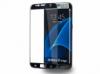 AZURI képernyővédő - Edzett üveg - Edge2Edge - Samsung Galaxy S7 edge - Fekete