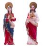 Jézus Szíve és Mária Szíve szobor, 15 cm-es, 1pár