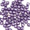 Cseh csiszolt üveg gömb metallic mat purple 3 mm
