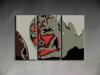 Kézzel festett vászonképek POP Art Ian Brown 3 részes ibb