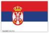 90 x 150 cm SZERB SZERBIA zászló 1384
