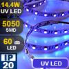 LED szalag beltéri (5050-60) - UV (ultraibolya)