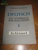 Schlüssel Német tankönyv nyelvkönyv I.
