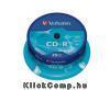 CD-R lemez, 700MB, 52x, hengeren, VERBATIM DataLife : VERBATIM-43432