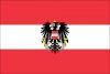 Címeres Ausztria zászló 90 x 150 cm