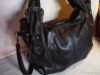 Fekete vintage női bőr utánzatú táska ridikül