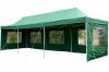 Kerti összecsukható sátor zöld, 3 x 9 m