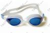 Malmsten Aqtiv felnőtt úszószemüveg kék lencsével fehér kerettel, zippes tokban
