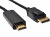 DisplayPort 1.2 - HDMI 4K kábel, M M, 2m, ...