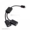 Micro USB Host OTG adapter kábel Galaxy S4 S5 S3