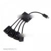 Micro USB OTG Hub adapter kábel Samsung S3 S4 S5