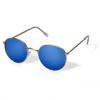 New Yorker fémkeretes női napszemüveg kék lencsével
