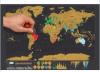 Kaparós fali térkép világtérkép lekaparható 2482
