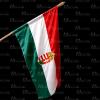 Szatén magyar zászló 60 40cm egyoldalon...