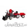 Falk ZL60X hókotrós traktor, piros