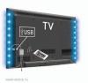 Színváltós RGB USB LED szalag szett TV mögé